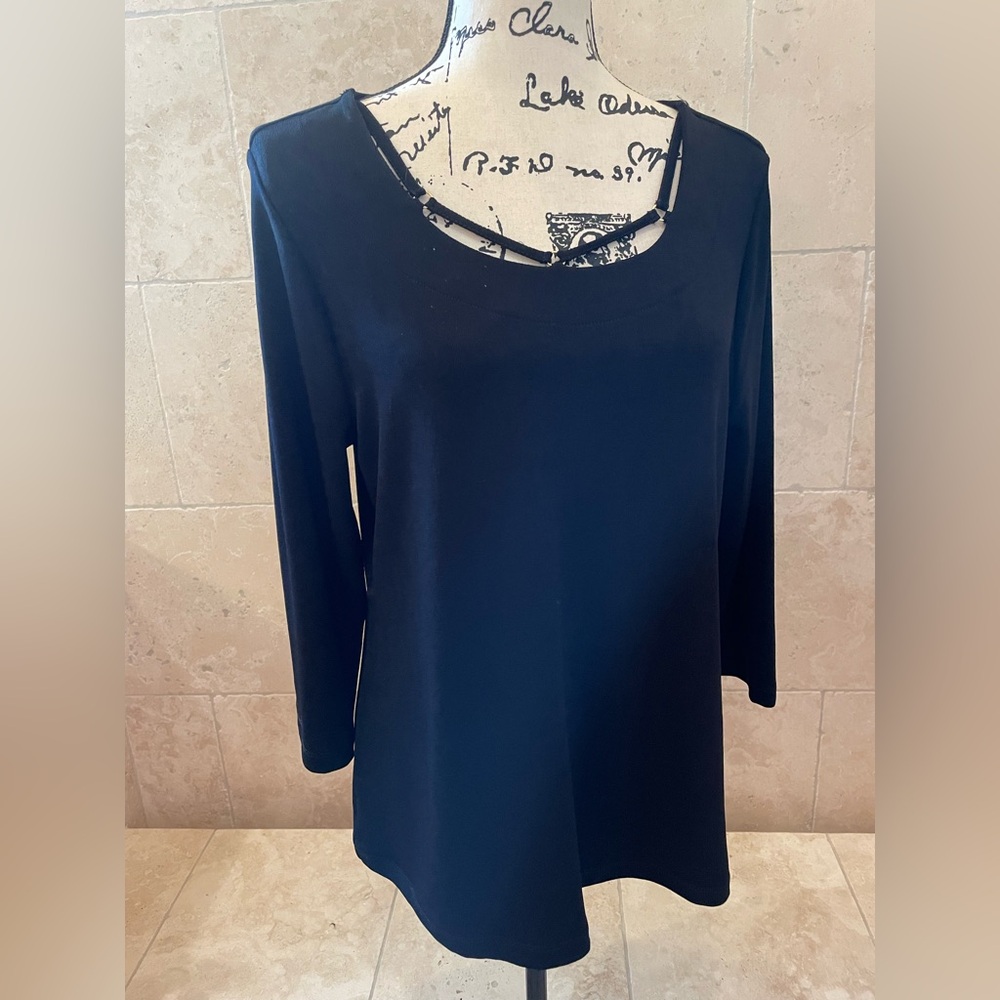 Travelers by Chico’s Dressy Black Women's Top